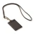 Import Personalized waterproof genuine leather card holder vertical id card holder with lanyard from China