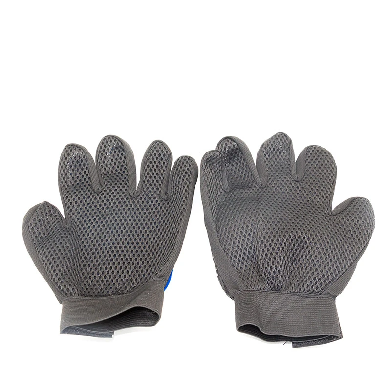 Pet Hair Remover Glove Gentle Brush Deshedding Glove Massage Mitt with Enhanced Five Finger Design Pet Grooming Glove