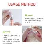 Pet Oral Care Spray for Dogs and Cats Remove Bad Odors Breath Care Spray Dog Breath Water Additive Dog Oral Spray Cleaning Teeth