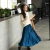 Import PHB 20238 pleated design solid color newly 2020 kids girls maxi skirt from China