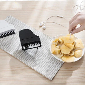 Piano fruit fork creative fruit fork household plastic fruit fork set