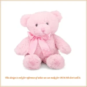 Pink Cuddly Teddy Bear Soft Stuffed Toy