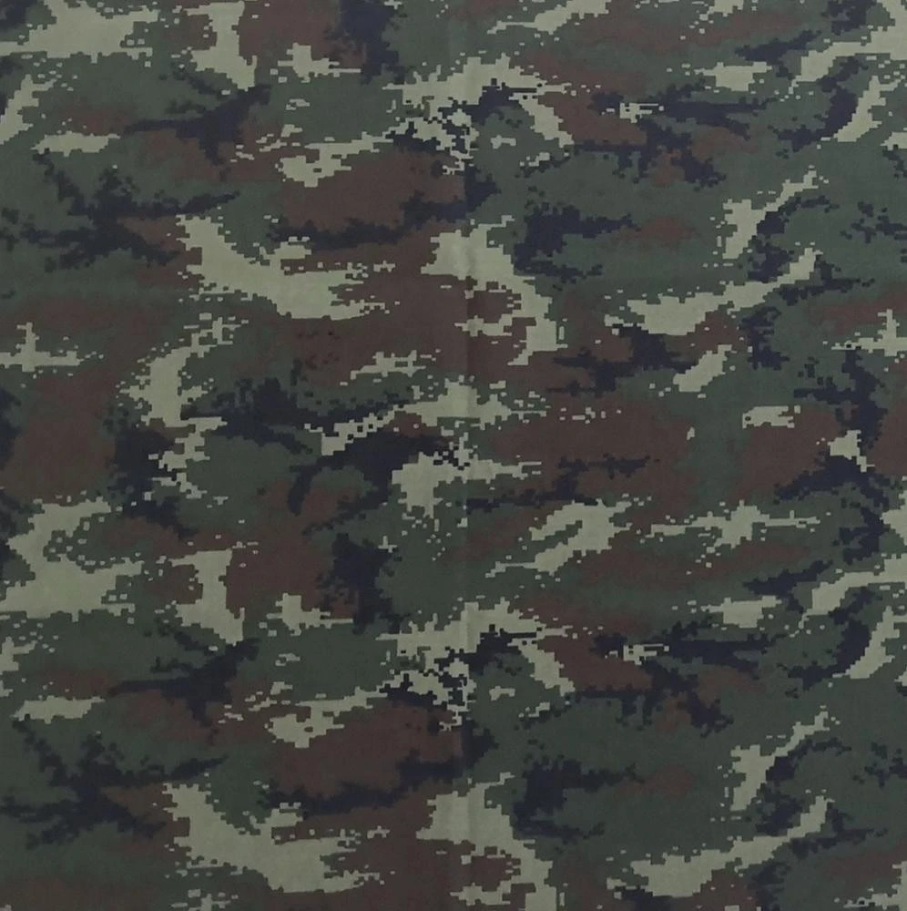 polyester cotton customized camouflage fabric