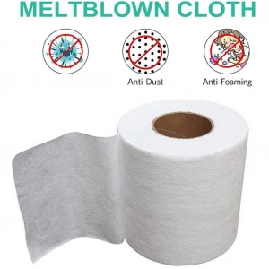 Polypropylene melt blown nonwoven fabric bfe 99% PP melt-blown non-woven fabric bfe95