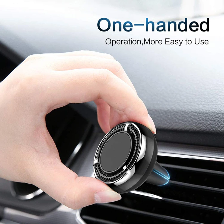 Popular 2-in-1 ambientador coche refillable car air fresheners with magnetic holder