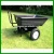 popular heavy duty power plastic dump bucket hopper tray tool cart lawn mower atv trailer for tractor ATV tractor