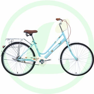 Popular Hot selling 24&quot; Aluminum Alloy Female speed bicycle adult portable ordinary lady student urban male adult