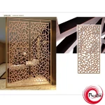 Popular rose gold laser cut outdoor decorative metal privacy screen