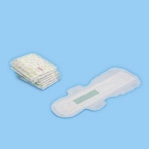 Popular sale ladies biodegradable sanitary napkin with high absorbency