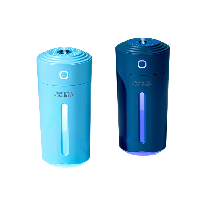 Portable 280ml Large Capacity Water Tank Humidifiers Face Moisture Meter Ultrasonic Air Humidifier Cup