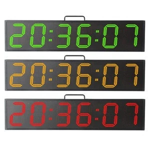 Portable 6 Inch 6 Digits Sports Timing Digital Stopwatch Countdown Timer Sport