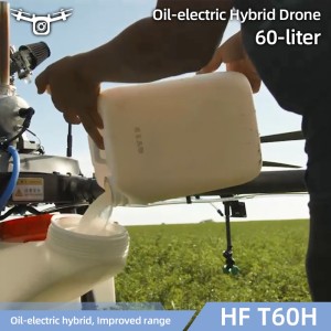 Portable 60L Large Range Uav Drone Price Hybird Oil Gasoine Multifunction Agricultural Machinery Pesticide Insecticide Agriculture Spraying Drone