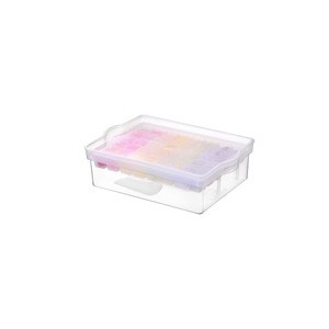 Portable Ice Cream Lash Cube Cooler Box with Cover and Preservation Function
