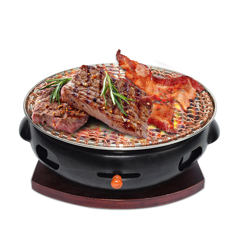 Buy Portable Korean Barbecue Grill Food Carbon Furnace Smokeless ...