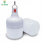 Portable multi-function rechargeable intelligent led emergency bulb