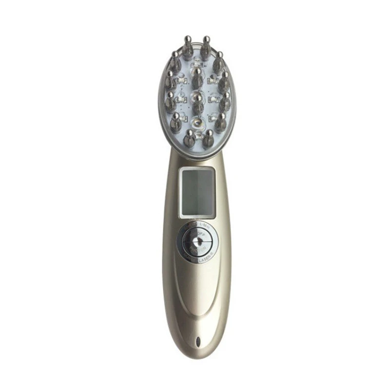 Portable skin care beauty equipment Laser Vibrating Scalp Hair Growth Treatment Comb
