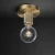 Import Postmodern contracted Brass Ceiling Lights creative Hong Kong style porch corridor balcony small absorb dome light from China