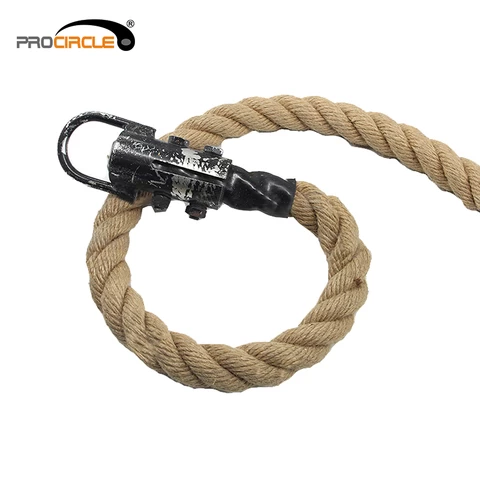 Power Training Gym Climbing Rope with Hook