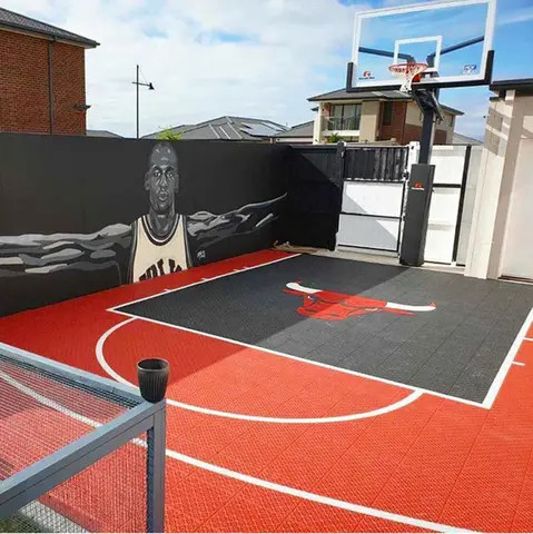 Buy Pp Interlocking Outdoor Temporary Basketball Volleyball Flooring