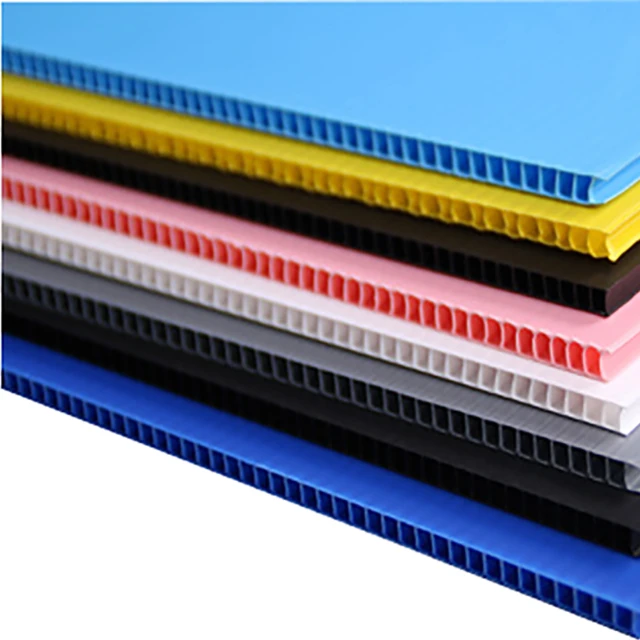 PP plastic flute board Corrugated Polypropylene Sheets polypropylene plastic sheets
