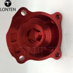 Precise aluminum anodized polished oxidized lathe machining auto car engine spare parts