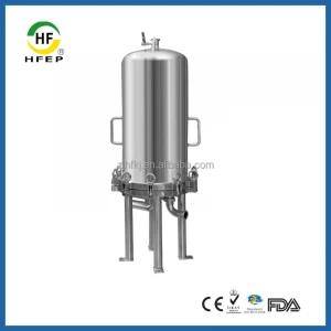 Precision side-entry chemicals batch stainless steel bag filter housing filtration
