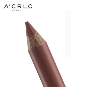 Professional Custom Wood material matte Long-lasting Lip Liner Make up Pencil