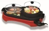 Professional Hot Pot BBQ Electric Grill Non-Sticking Grill With hot pot