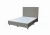 Import Professional Hotel Furniture Fabric Bed Frame Hotel Room Beds from China