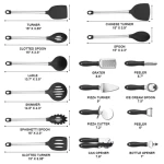 Professional Manufacture Household Utensils Cooking Tools Kitchen Utensils Set