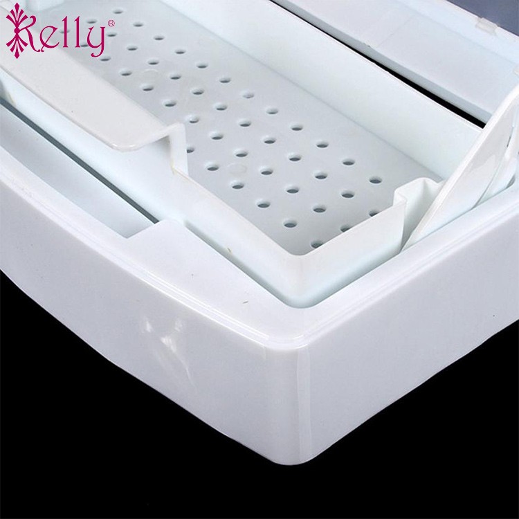 Professional Sterilizing Tray Sterilizer For Nail Art Disinfection Box For Steel Metal Nipper Tweezers Equipment Cleaner