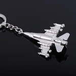 Promotion Gift Airplane Keychain F22 Fighter Aircraft Model Keyrings Key Chain