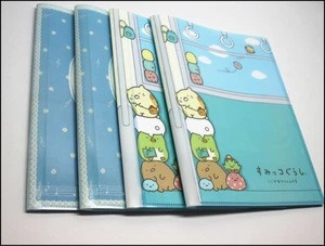 Promotional A4 PP 10 pockets file folder/holder with cute cover