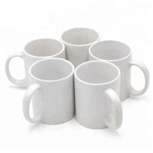 Promotional custom LOGO printed sublimation coffee porcelain ceramic mug
