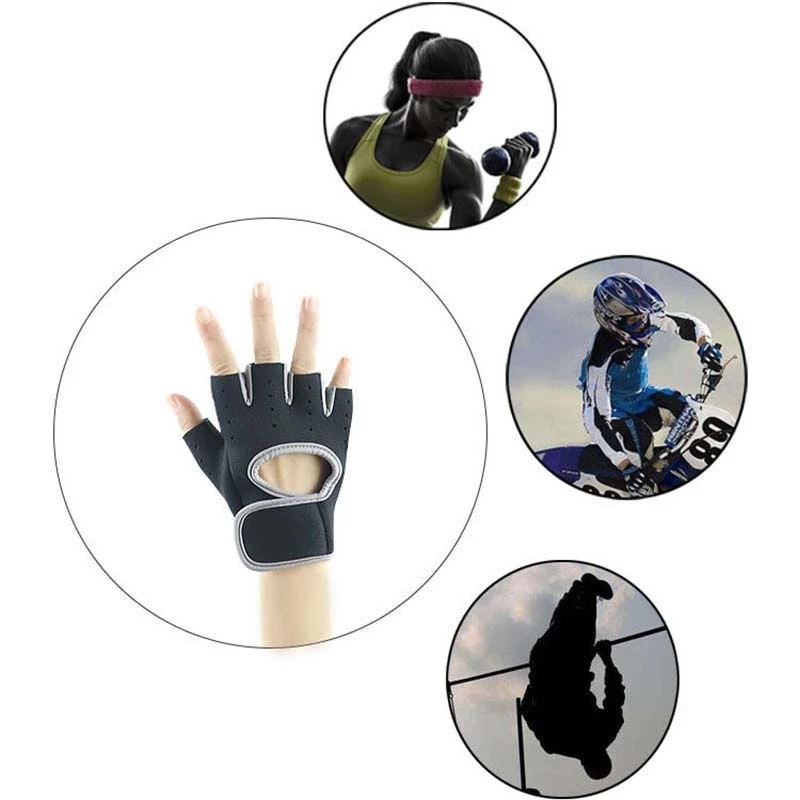 Protective Yoga Gym Training Exercise Antislip Outdoor Fitness Custom Training Gym Gloves Fitness