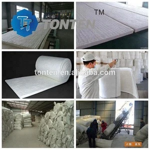 Pure White 1260 Standard Thermal Insulation Blanket Roll, Ceramic Fiber Blanket