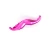 Import Purple and pink plated beard shaped tie bar pin gift for men from China