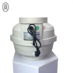 PVC Plastic Inline Axial Duct Fan Wall Mount Pipe Exhaust Fan, Variable Speed Centrifugal Fan#