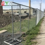 QYM 2.1x2.4m Removable Galvanized Temporary Fence