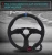 Import Racing Car Steering Wheels For Sport Racer With Shiny 3 Spoke Classic Black Car Rim Universal Steering Wheel from China