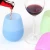 Import Rainbow Silicone Cups Wholesale Shatterproof Pure Color Flexible Silicone Wine Cup from China