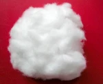 Raw White Recycled Staple Fiber, Cotton Fiber