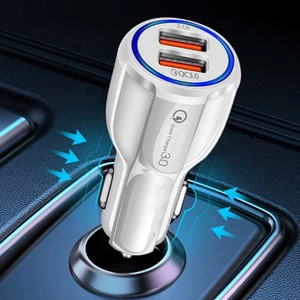 Ready To Ship Trending Products 2020 New Arrivals Quick Charge 3.0 Mobile Phone Charger Custom USB Car Charger For Macbook Pro