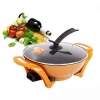 Realbei Al-6055 factory directly wholesale guaranteed quality round bottom round electric frying electric wok