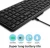 Import Rechargeable Wireless Keyboard Thin Ultra Slim Portable Laptop Keyboard with 2.4GHz Wireless Connection from China