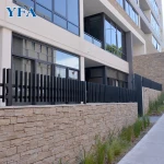 Rectangular Post Balustrade Aluminum Balcony Railing