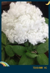 recycled polyester staple fiber 7D silicone