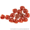 red onyx gemstone briolette cut heart,wholesale loose rare faceted semi precious stones for silver earring pair jewelry