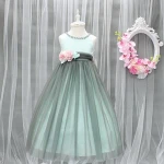 Reliable Sellers Quality Big Tall Big Girls Size Dresses European Designs New Year Party Eve White Angel Gowns Lovely