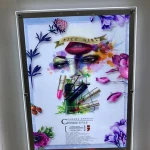 Restaurant hanging advertising sings board box light menu led billboard crystal fast food menu light box